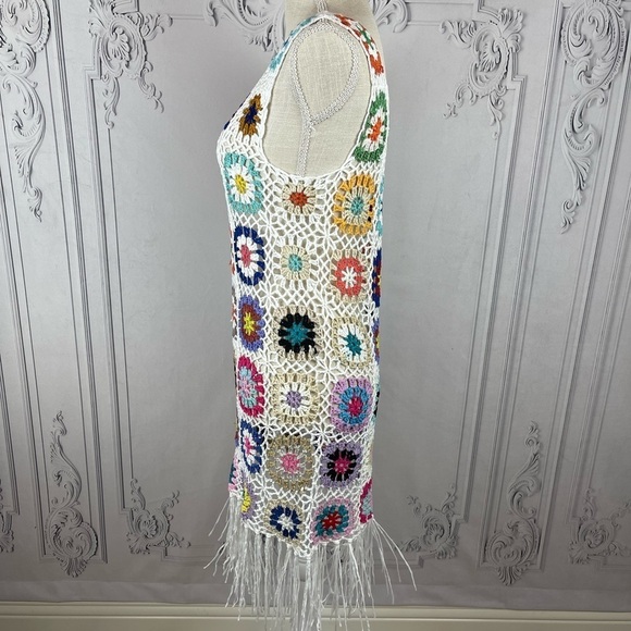 Colorful Crochet Midi Dress - Picture 10 of 11